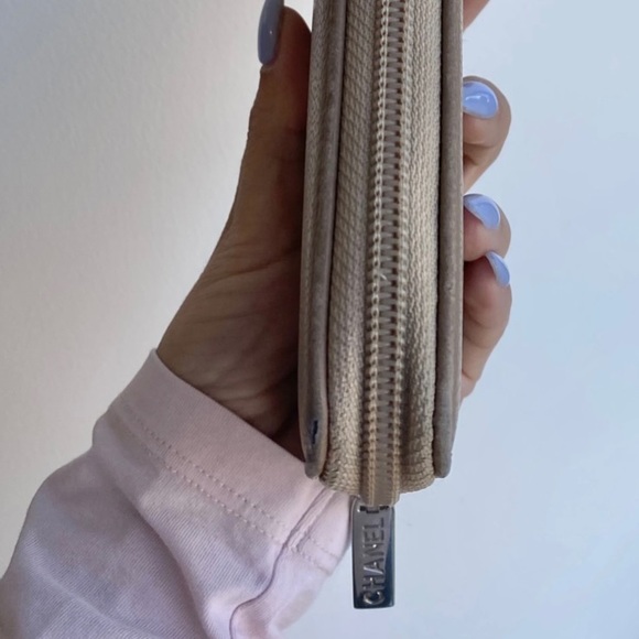 Chanel Caviar Wallet Beige - Picture 6 of 8